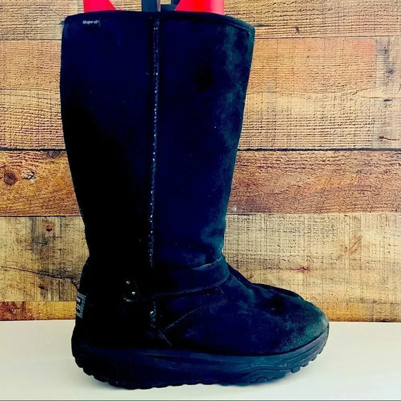 Sketcher Shape Ups XF Avalanche Tall Suede Boots - Picture 2 of 11